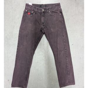 Dsquared2 Brown Denim Jeans Men's 31x32 Maple Leaf Detail